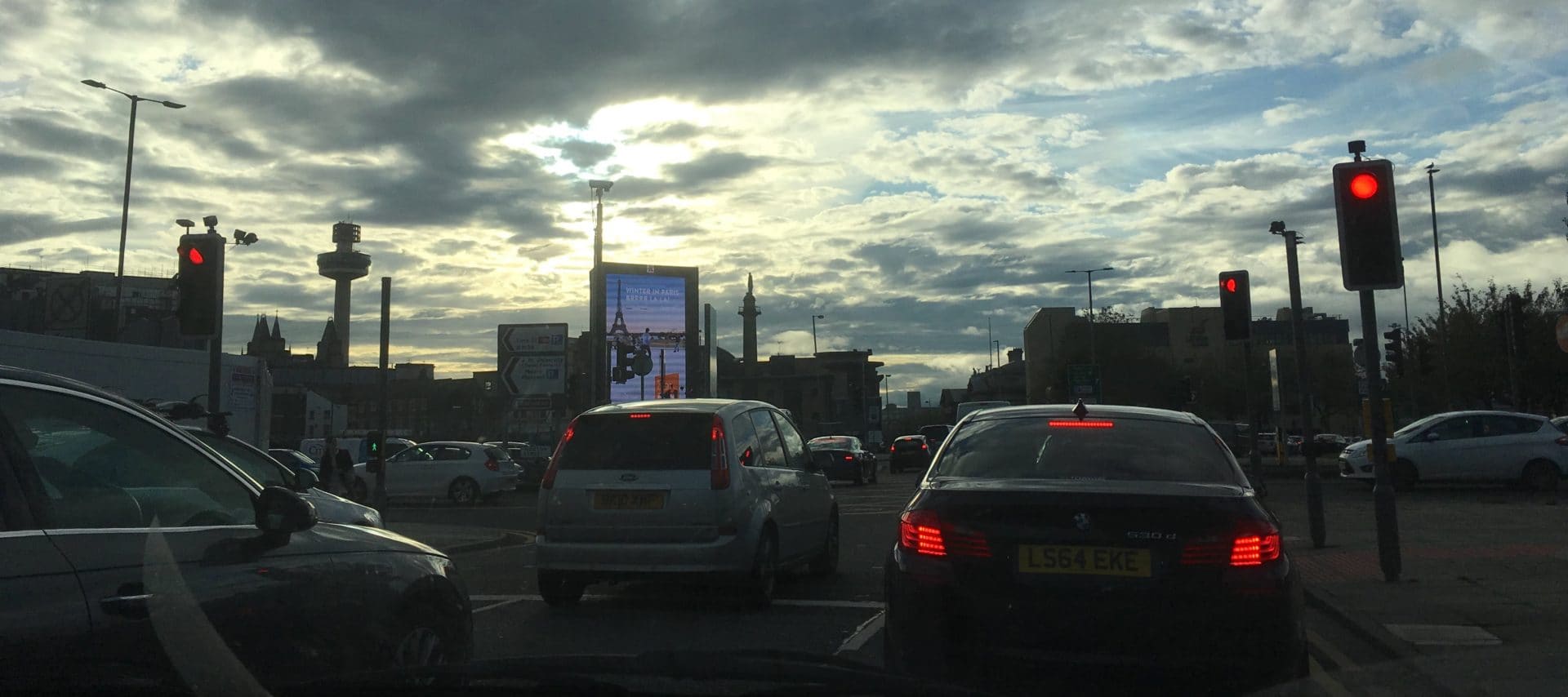 Traffic in Liverpool