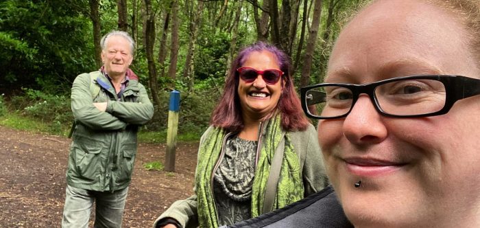 A group of friends at Cannock Chase