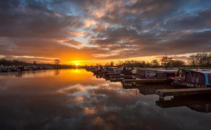 Aston Marina sunrise