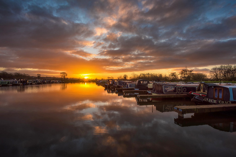 Aston Marina sunrise