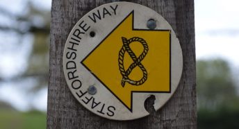 Footpath sign