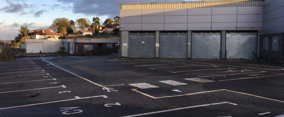 Disused car garage